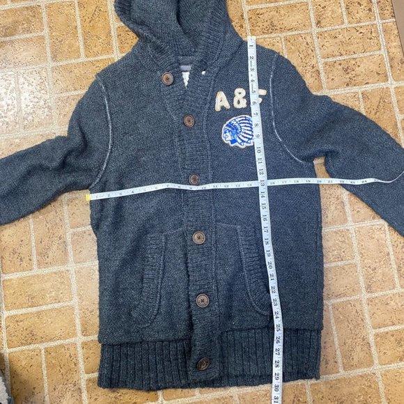 Vintage Abercrombie & Fitch Wool Blend Sweater Jacket - Picture 11 of 11